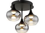 NOWA Deckenleuchte "LUI", schwarz (schwarz matt), 1, Ø 15cm H: 28,5cm, 1 Stk., Leuchten, Elegante Deckenleuchte mit LED, modern, hell & schlicht, Deckenleuchte