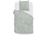Bettwäsche ZO HOME "Paisley-di-Lino", grün (mint, grün), B/L: 155cm x 220cm, 1 Stk., 1 Stk., Renforcé, B/L: 80cm x 80cm, 2 Stk., Renforcé, Obermaterial: 100% Baumwolle, Bettwäsche, Bettwäsche, Bettwäsche aus 100% Baumwolle, hochwertiges Renforcé