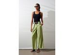 Hoog-Waisted Wijde Pantalon met Plooien
