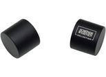 Gardinenstangen-Endstück "Endkappe für Ã˜ 20 mm", schwarz (schwarz, matt), 2 Stk., SCHÖNER WOHNEN-KOLLEKTION, Gardinenstangenendstücke, Gardinenstangen-Endstück, Serie Einzelprogramm Leon Ã˜ 20 mm