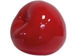 Dekoobjekt GILDE "Skulptur Apple rot H. 36 cm", rot, B:36cm H:36cm T:36cm Ø:36cm, Kunstharz, Dekofiguren, Dekoobjekt