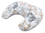 Stillkissen TUPTAM "Stillkissen Baby Stillkissen Klein mit Baumwoll-Bezug", Baby, braun (safari, grau), Obermaterial: 100% Baumwolle CO., Funktionskissen Stillkissen