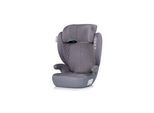 Chipolino Kindersitz Cyber i-Size (100-150cm) Sitzerhöhung, höhenverstellbar grau