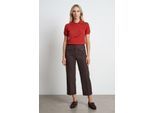 Hoge Taille Katoenen Poplin Capri Culottes