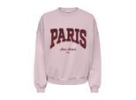 Jacqueline de Yong Jdymesa life ls o-nk emb sweat jrs noos fuchsia