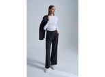 Wijde-pijp Crepe Trousers met Touwtjes