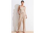 Brede Pijpen Crepe Broek