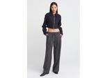 Wijd-Pijpen Plissé Crepe Broek