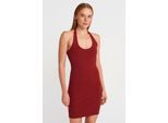 Geribbelde Bodycon Mini-jurk