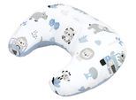Stillkissen TUPTAM "Stillkissen Baby Stillkissen Klein mit Baumwoll-Bezug", Baby, blau (zoo blau), Obermaterial: 100% Baumwolle CO., Funktionskissen Stillkissen