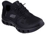 Slip-On Sneaker SKECHERS "GLIDE-STEP PRO", Damen, Gr. 38, schwarz, Textil, unifarben, Schuhe, Slipper, Freizeitschuh mit komfortabler Heel Pillow Funktion