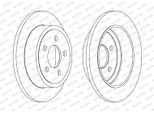 FERODO Bremsscheibe PREMIER ddf2288c 285mm 12mm für JEEP