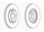 FERODO Bremsscheibe ddf1680c1 336mm 28mm für Volvo