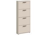Carryhome Schuhkipper, Kaschmir, Kunststoff, 59x136x17 cm, Typenauswahl, stehend, Garderobe, Schuhaufbewahrung, Schuhkipper