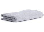 Badetuch MÖVE "Superwuschel", silber, B:100cm L:160cm, Walkfrottee, Baumwolle, Handtücher, Badetuch, Badetuch mit Bordüre, 100% Premium Cotton Baumwolle, einfarbig, weich