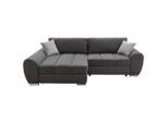 Mid.you Ecksofa , Dunkelgrau , Metall , Füllung: Schaumstoff,Schaumstoff , seitenverkehrt montierbar, L-Form , 270x175 cm , Wohnzimmer, Sofas & Couches, Wohnlandschaften, Ecksofas
