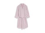 TOM TAILOR Damen Blusenkleid mit Bindegürtel, rosa, Uni, Gr. 44