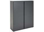 Xora Schuhschrank , Anthrazit , Kunststoff , 6 Fächer , 97.5x120x34 cm , Garderobe, Schuhaufbewahrung, Schuhschränke