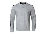 Kappa - Sweatshirt für Herren, Teddy-Stoff (Grau meliert)