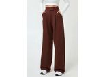 Hoge Taille Elastische Crepe Palazzo Broek