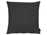 Dekokissen APELT "Miles", schwarz (schwarz, weiß), B:45cm H:5cm L:45cm, Polyester, Dekokissen_Sitzkissen_Kissenhüllen