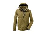 Outdoorjacke KILLTEC "KOW 161 MN JCKT", Herren, Gr. L, grün (olivgrün), Obermaterial: 100% Polyester.Futter: 100% Polyester.Füllung: 100% Polyester, Jacken Outdoorjacke, Wasser- und winddichte Funktionsjacke mit abnehmbarer Kapuze