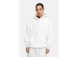 Hoodie DAILY COTTON "Daily Cotton Kapuzenpullover OVERSIZE HOODIE", Jungen, Gr. M, weiß (sanftes weiß, cream), Obermaterial: 100% Baumwolle CO., Sweatshirts Hoodie