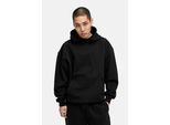 Hoodie DAILY COTTON "Daily Cotton Kapuzenpullover OVERSIZE HOODIE", Jungen, Gr. M, schwarz (schwarz washed), Obermaterial: 100% Baumwolle CO., Sweatshirts Hoodie