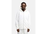 Kapuzensweatjacke DAILY COTTON "Daily Cotton Sweatjacke OVERSIZE ZIPPER-HOODIE", Jungen, Gr. M, weiß (sanftes weiß, cream), Obermaterial: 100% Baumwolle CO., Sweatjacken
