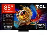 TCL QLED Mini LED-Fernseher "85Q7D ProX1", Energieeffizienz: D (A-G), schwarz, 85 ″, Fernseher
