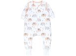Babyschlafsack TUPTAM "Schlafsack mit Füßen Winterschlafsack mit Armen Beinen" Gr. 92, grau (elefant, mond), Schlafsäcke, Baby, L: 98cm, Obermaterial: 100% Baumwolle CO., L:98cm