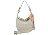 Schultertasche FRITZI AUS PREUSSEN "Fritzi Hobo", Damen, Gr. B/H/T: 10cm x 31cm x 33cm, beige (sand), Lederimitat, unifarben, Taschen Schultertasche, mit abnehmbaren Schultergurt