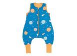 Babyschlafsack SCHLUMMERSACK "Schlafsack mit Füßen 1.0 Tog" Gr. 60, orange (space), Schlafsäcke, Baby, L: 60cm, Obermaterial: 100% Baumwolle CO., L:60cm