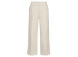 Boss Dames/Dames Tahiana Katoenen Rechte Broek (Wit)