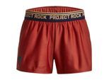 Under Armour Meisjes Project Rock Chino Shorts (Rood)