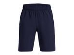 Under Armour Technische geweven korte broek met logo voor jongens (Academie Blauw)