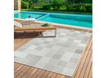 Teppich THE CARPET "Lagos", bunt (multi), B:160cm H:5mm L:230cm, Polypropylen, Teppiche, Teppich, moderner robuster In und Outdoor Teppich