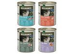 REAL NATURE WILDERNESS Nassfutter Hund, Adult 6x800 g Mixpaket 2