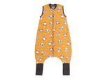 Babyschlafsack SCHLUMMERSACK "Schlafsack mit Füßen 1.0 Tog" Gr. 60, gelb (panda), Schlafsäcke, Baby, L: 60cm, Obermaterial: 100% Baumwolle CO., L:60cm
