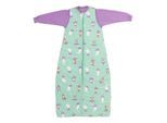 Babyschlafsack SCHLUMMERSACK "Schlafsack ohne Füßen 1.0 Tog", Baby, Gr. L: 110cm, grün (ballerina), Obermaterial: 100% Baumwolle CO., Schlafsäcke