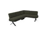 Möbelix , Grün , Metall, Textil , 248x176 cm , Esszimmer, Bänke, Polsterbänke