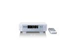 Lenco FM-Küchenradio mit Bluetooth®, LED-Beleuchtung und Zeitschaltuhr Weiß