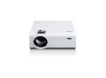 Lenco LCD Projektor mit hoher Auflösung, unterstützt Full HD 1080P Inhalte Weiß