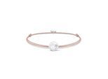 Armband THOMAS SABO "Little Secret WISHES COME TRUE", rosa (silberfarben, beige, weiß, weiß), Armbänder, Damen, Nylon Silber 925 (recycelt), Nylon, Silber 925 (recycelt), Armband, mit Zirkonia
