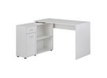 Mid.you , Weiß , 1 Schublade(n) Schubladen , rechteckig , 106.5x120x75.5 cm , Stauraum, Regal ,