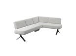 Möbelix , Hellgrau , Metall, Textil , 248x176 cm , Esszimmer, Bänke, Polsterbänke