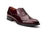 Base London Franklin Leren Heren Bordo Oxford Schoenen