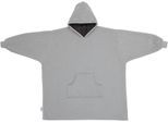 Wohndecke S.OLIVER "s.Oliver Lounge Hoodie", grau, B:110cm L:100cm, Polyester, Wohndecken, Wohndecke, mit Kapuze, Ärmeln und Tasche