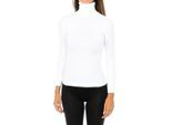 Nevada Langarm-T-Shirt mit hohem Hals und elastischem Stoff 210277 Frau