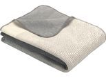 Wohndecke IBENA "Toronto", grau, B:150cm L:200cm, Baumwolle, Kunstfaser, Wohndecken, Wohndecke, harmonischer Farbverlauf, Kuscheldecke